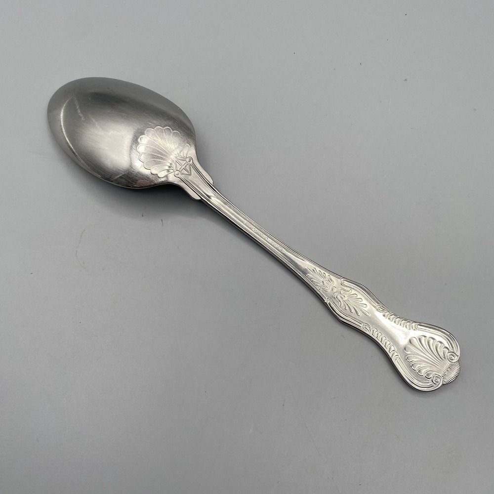 Reed & Barton KINGS Stainless Korea‎ 18/8 Solid Serving Spoon Utensil Tablespoon - Picture 4 of 7